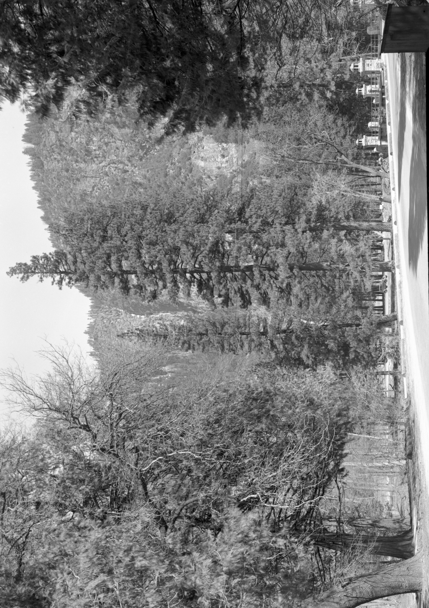 Site of old Sentinel Hotel looking northwest.