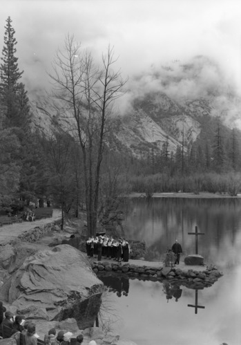 Easter Sunrise Service at Mirror Lake.