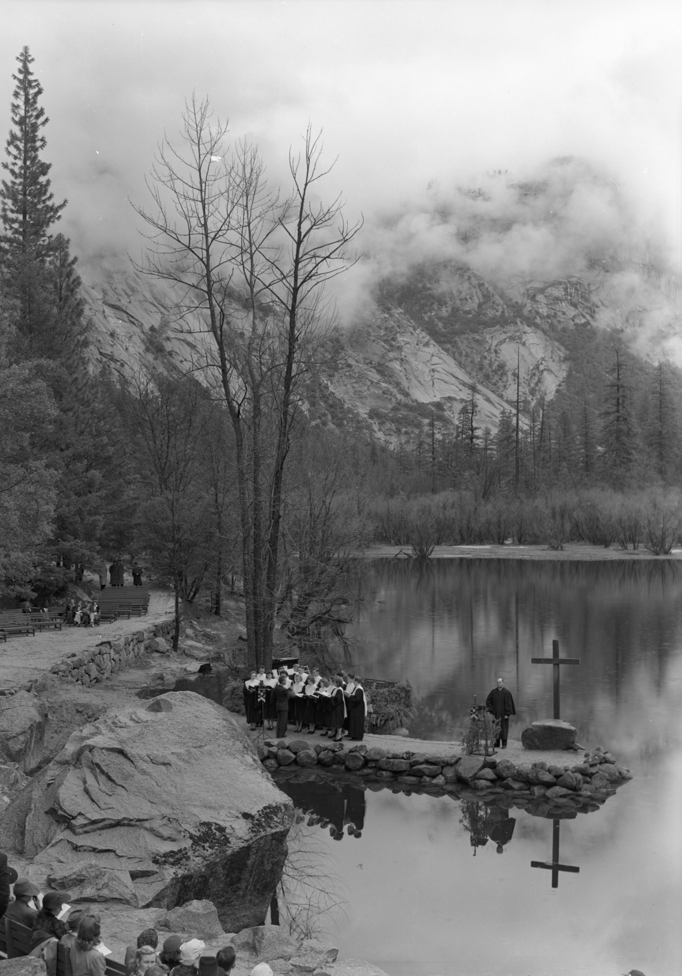 Easter Sunrise Service at Mirror Lake.