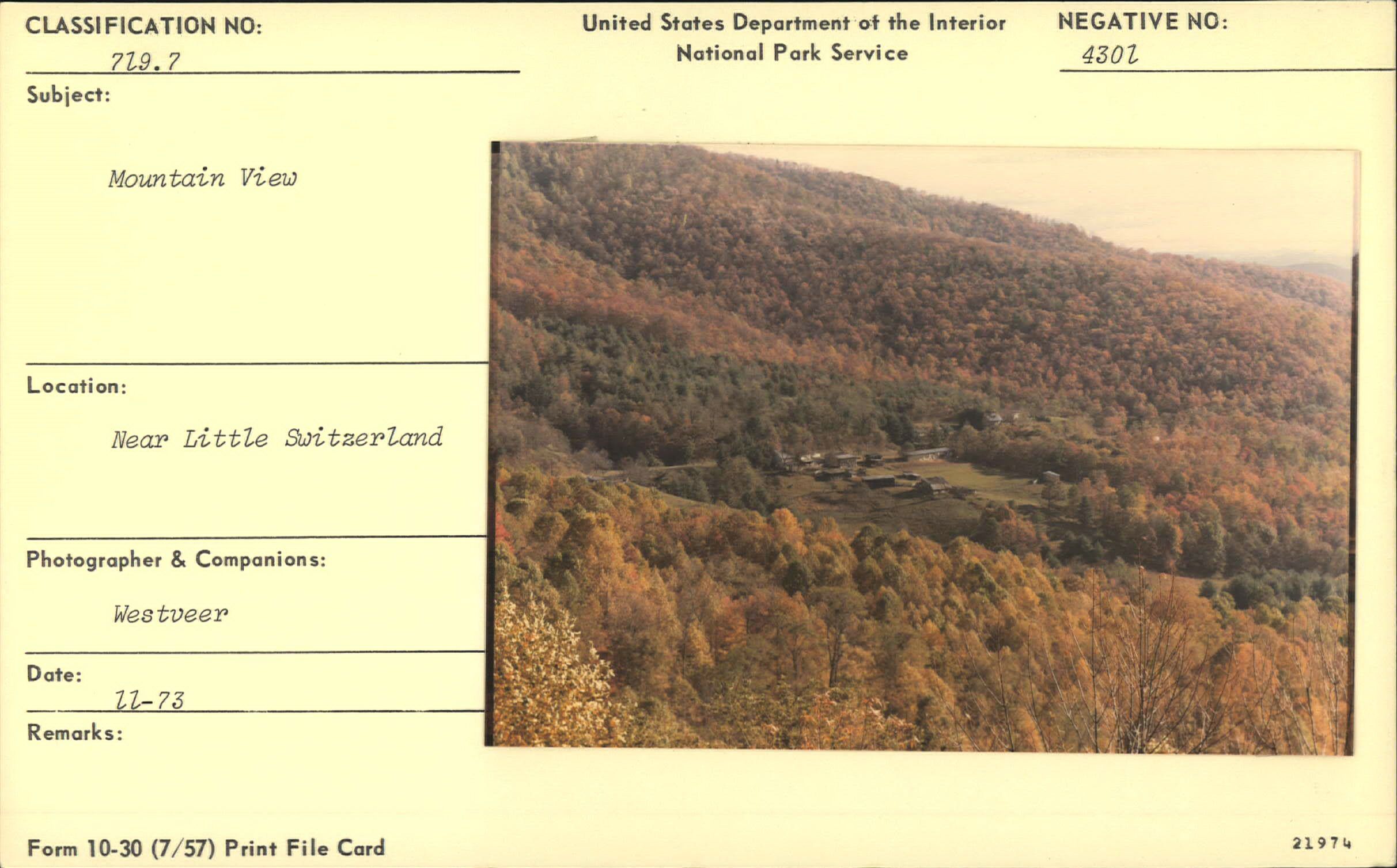 Mountain view near Little Switzerland