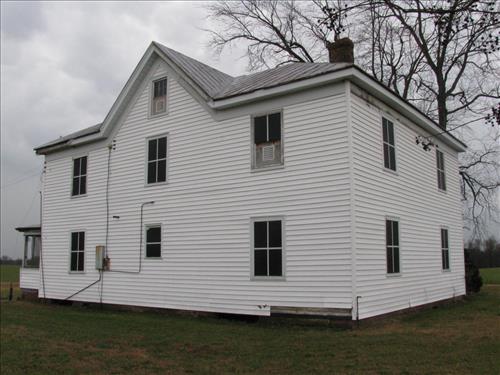 Historic West House in need of repair and stabilization at Richmond National Battlefield Park in January 2012