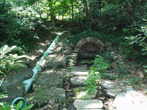 "Spring Grotto" and "Pebble Stream" at Dumbarton Oaks - 07-22-07