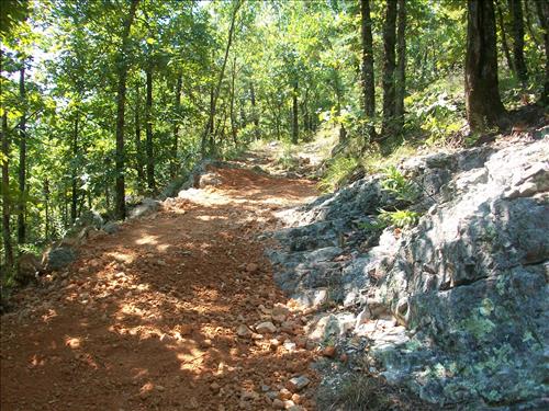 Maintain Sunset Trail at Hot Springs National Park in August 2010