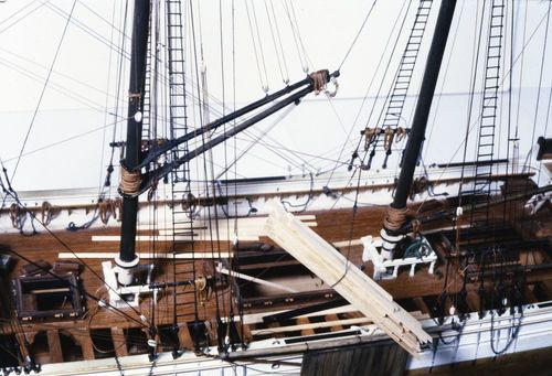 Finished model of Kohala (built 1901; barkentine, 4m), 1983 April-May