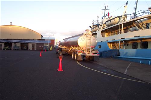 Fuel Transfer on ISRO with MV-Ranger 3 and fuel barge