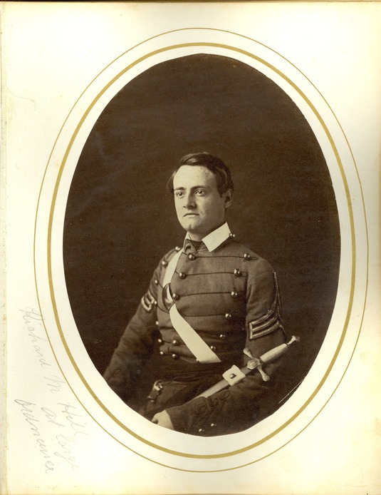 Richard M Hill in West Point Uniform, Class of 1861