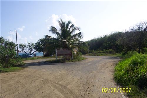 Columbus landing and ball court site at Salt River Bay National Historical Park and Ecological Preserve in February 2007