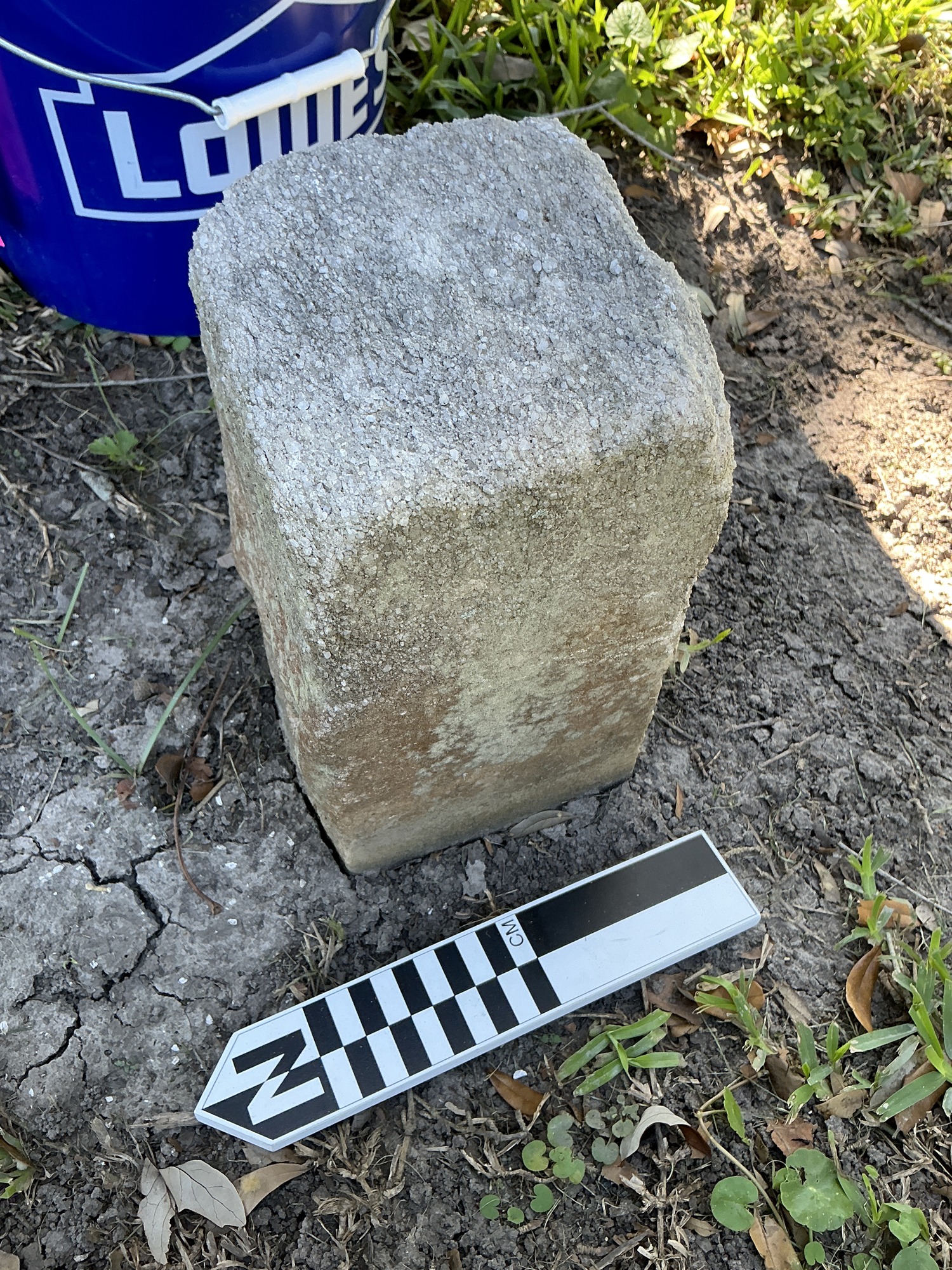 Extra image of flat marble marker