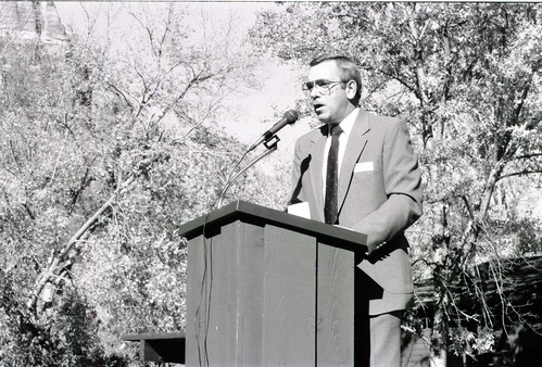 BW Photos of the Zion Lodge Rededication Ceremony.