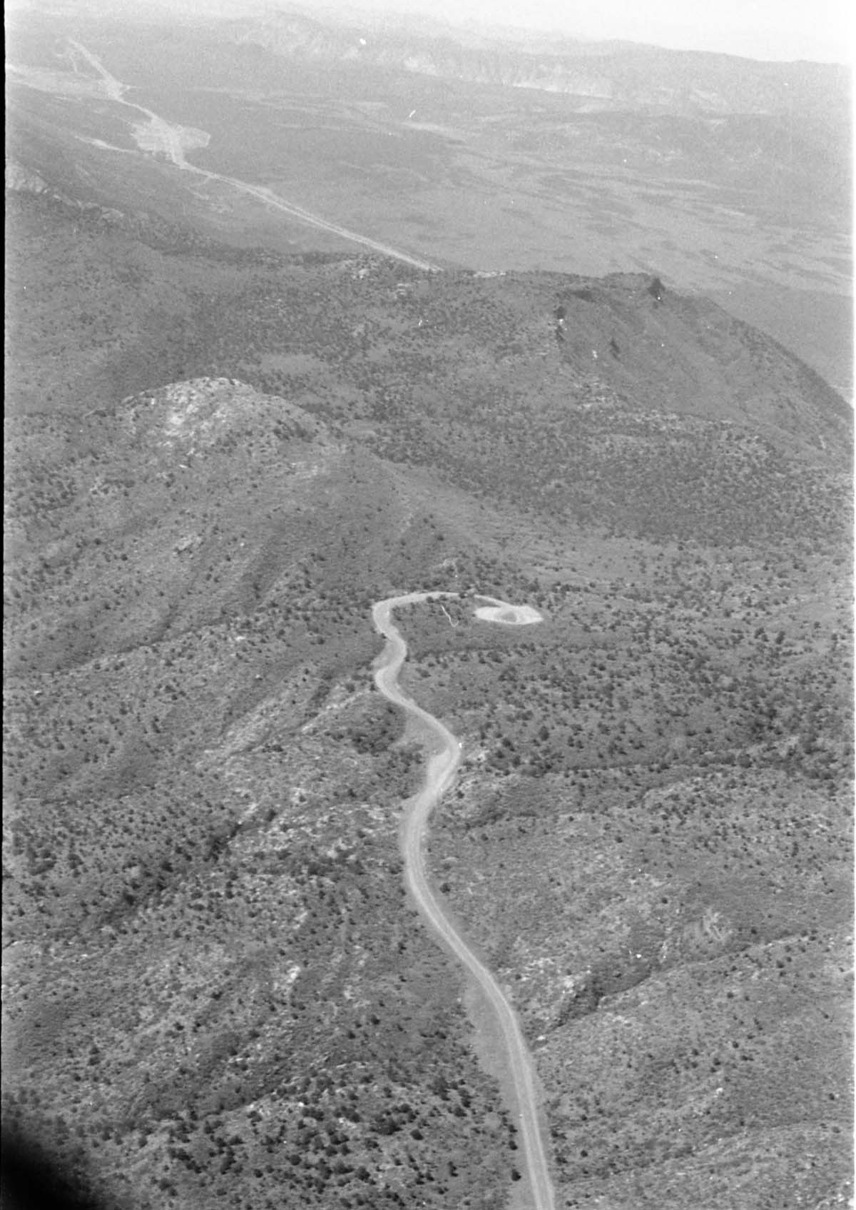 BW Aerial Photos of Zion National Park.