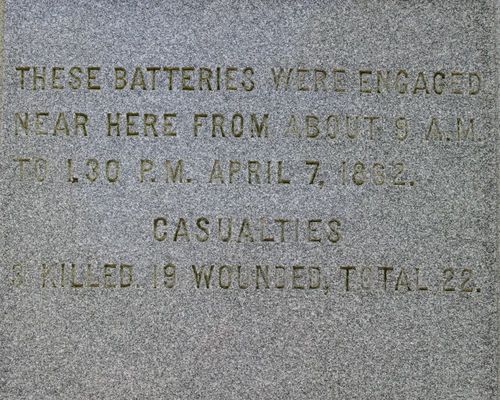 United States Artillery Monument at Shiloh National Military Park in May 2004