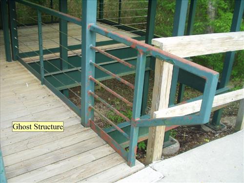 Blue Heron Buildings in need of paint at Big South Fork NRRA in May 2013.