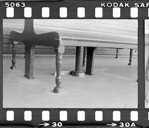 Survey photographs of the deck and interior details of Eureka (built 1890; ferry), early 1980s