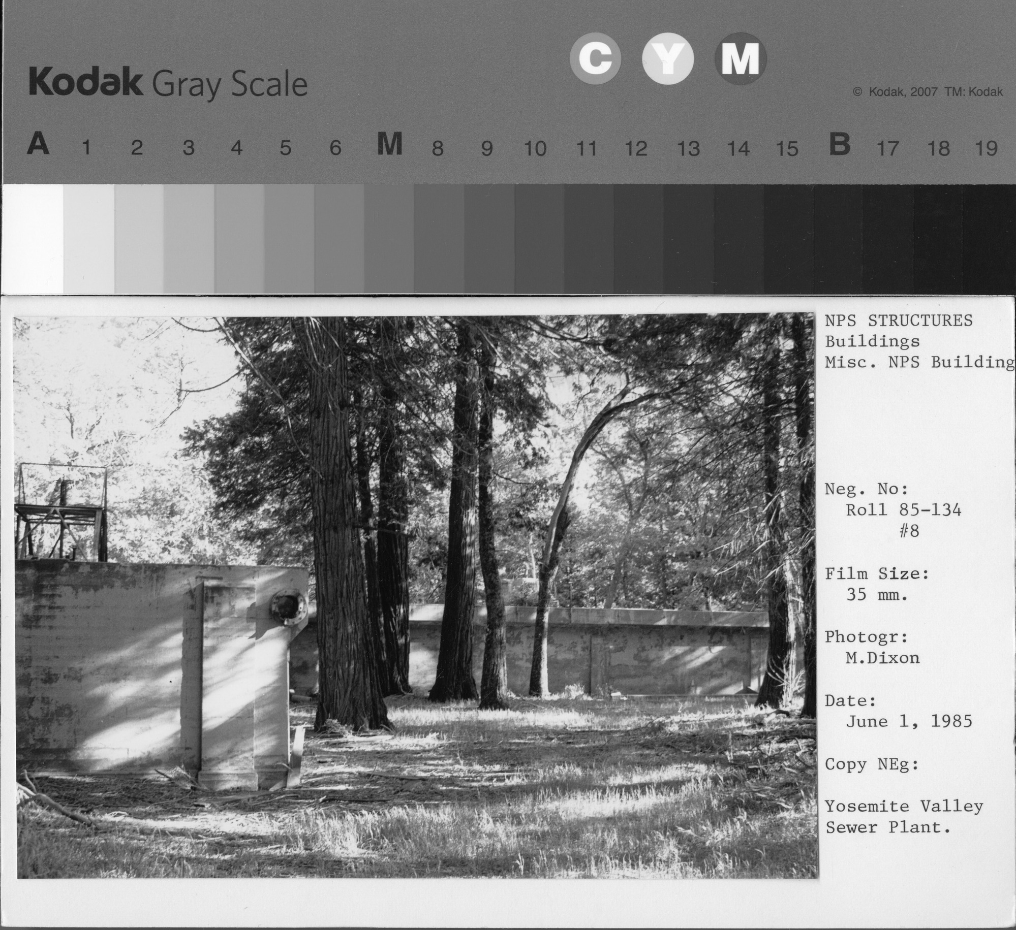 Yosemite Valley Sewer Plant.