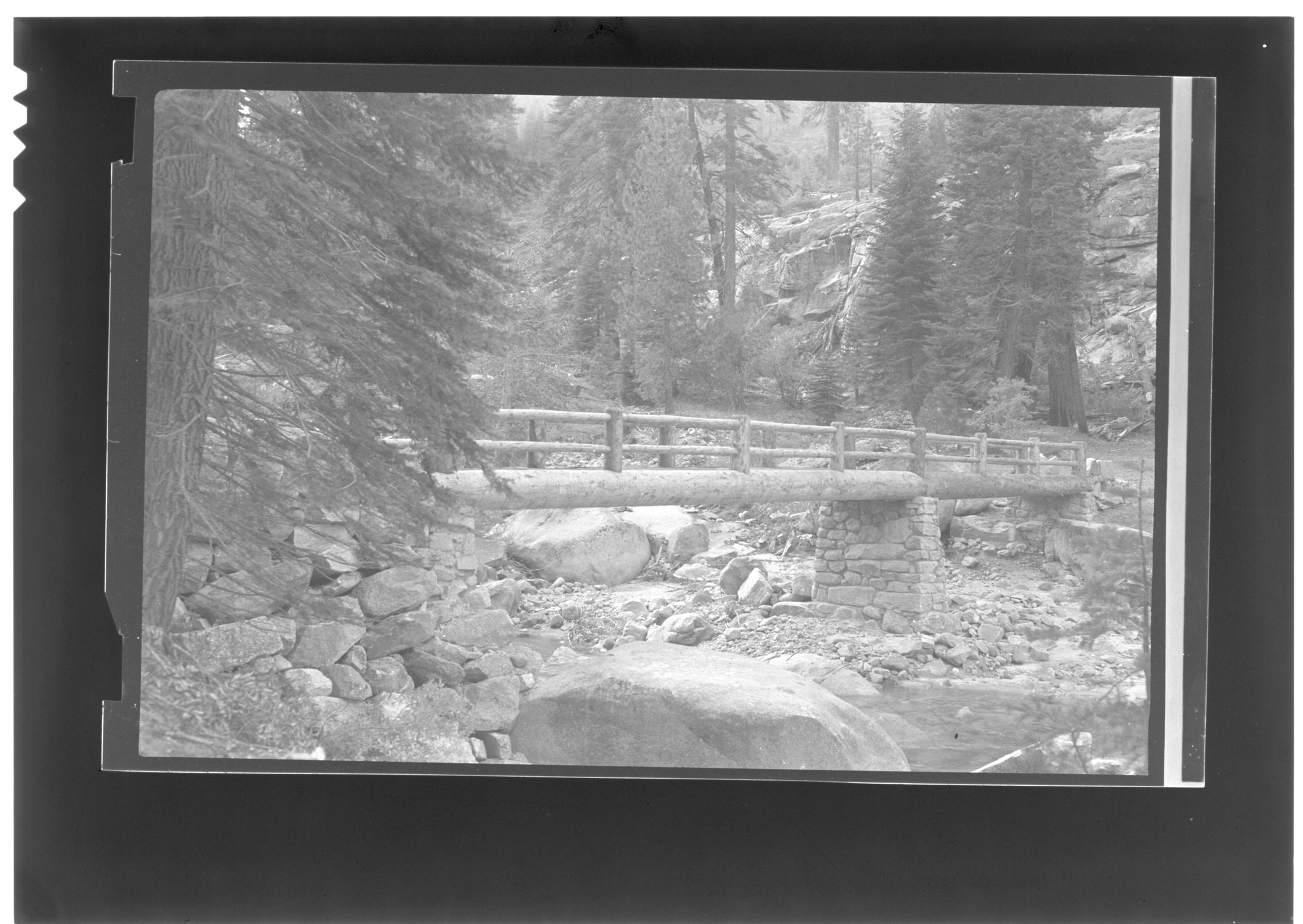 New Bridge across Illilouette Creek.