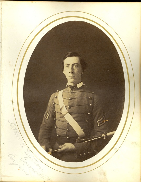 Arthur H Dutton in West Point Uniform, Class of 1861
