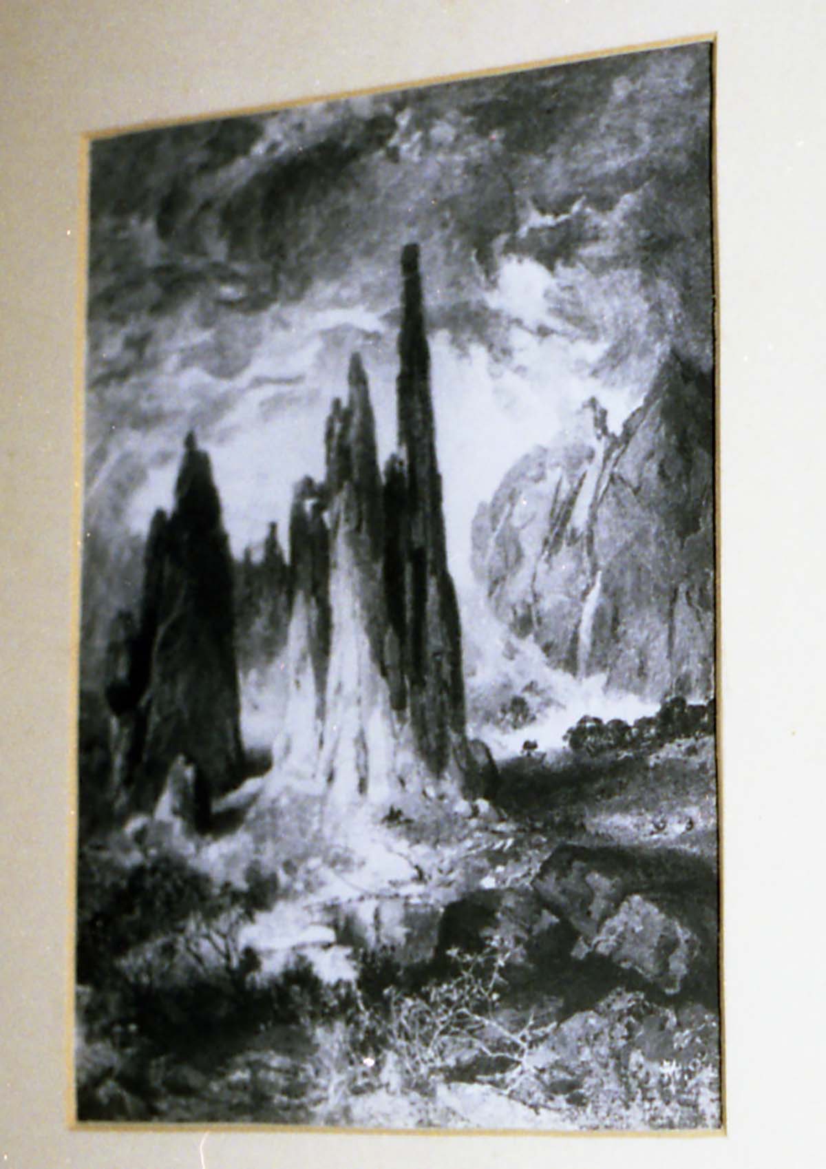 Color Photos of a temporary art exhibit.