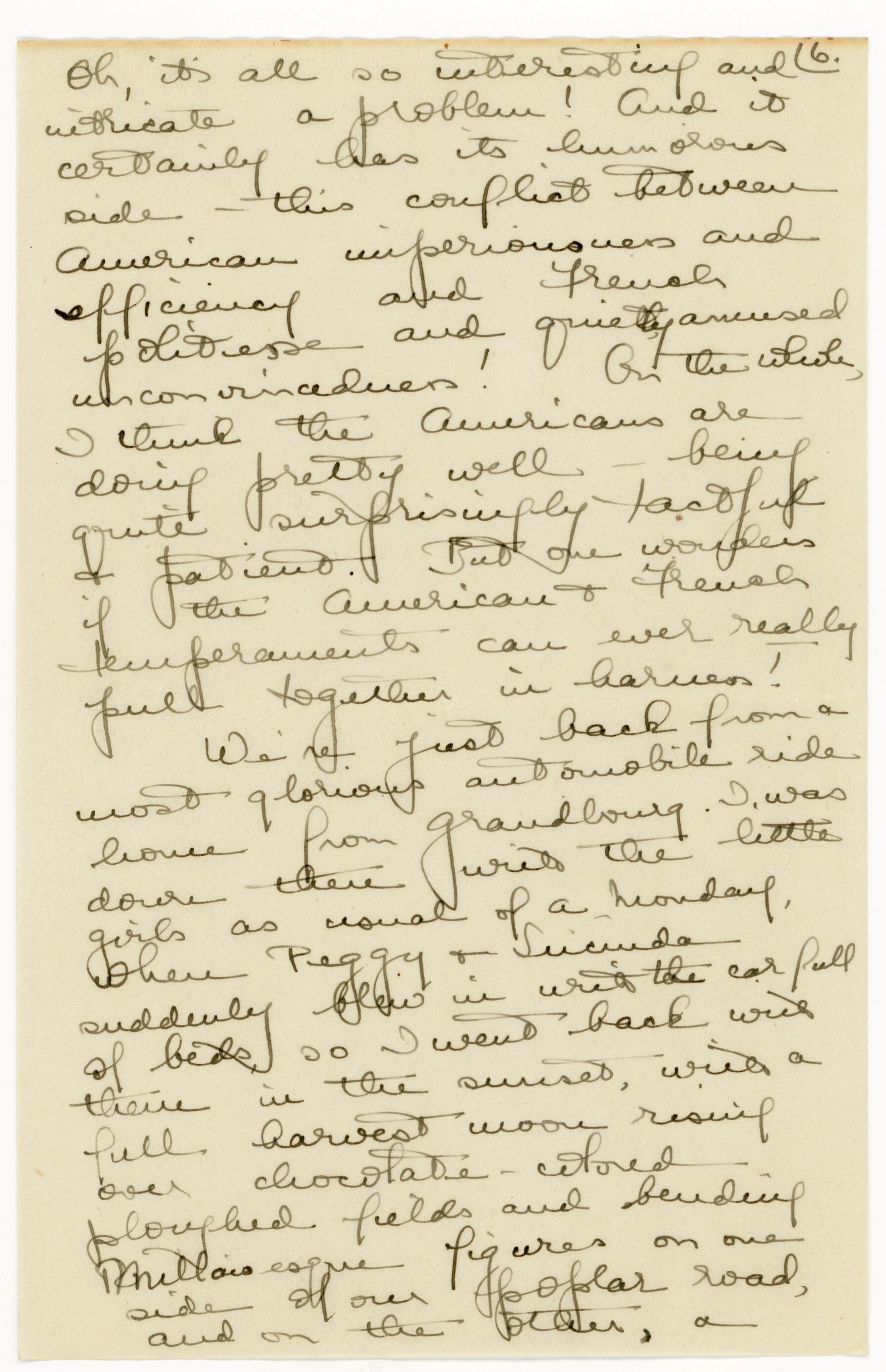Manuscript letter