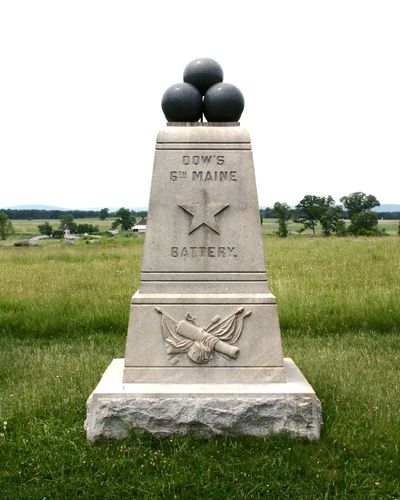 6th Maine Battery Monument