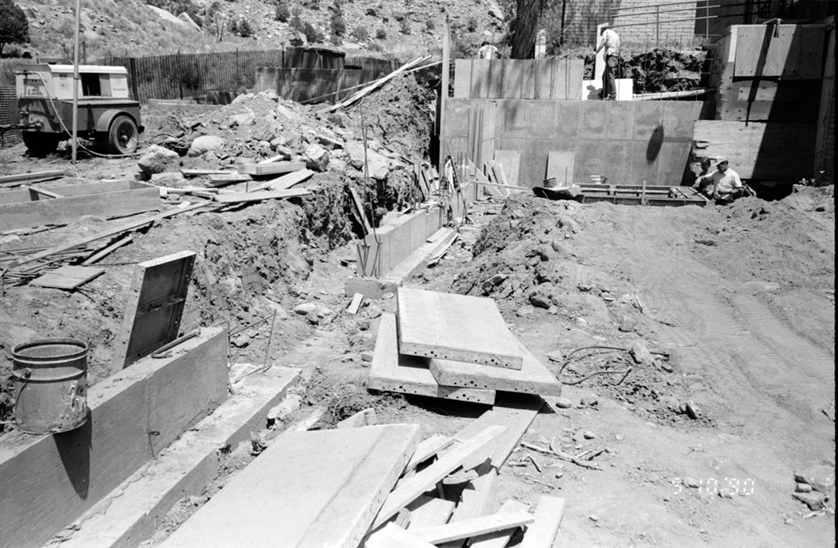 Construction of headquarters addition.