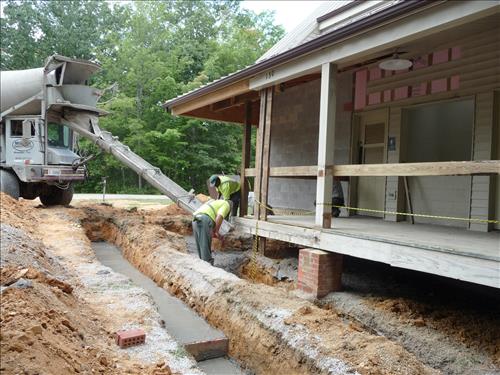 Construction of Bandy Creek ADA Bath House PMIS 69109.