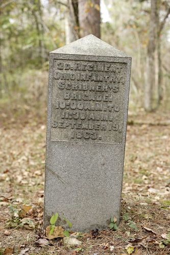 Second Ohio Infantry Regiment Marker