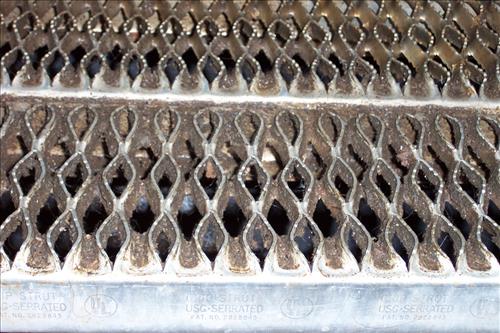 Identification of worn stair treads at JECA in January 2008