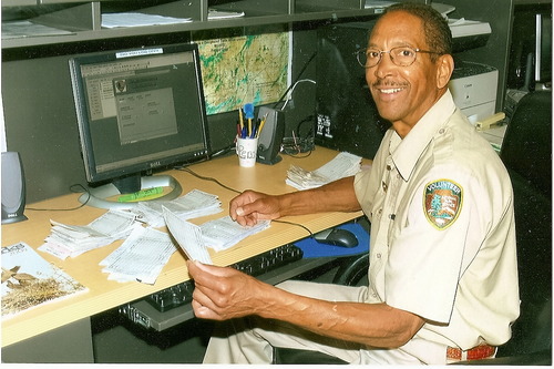 Volunteers Neil Adams at Big Cypress National Preserve