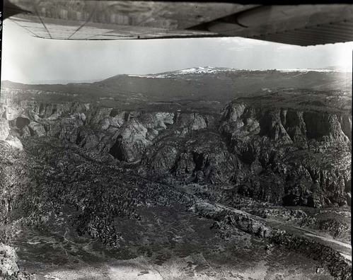 Private lands - Langston Mountain and Lee Valley, aerial view for land appraisal purposes.