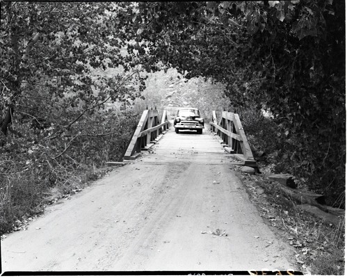 Bridge across Virgin River near South Entrance - access to properties east of river.