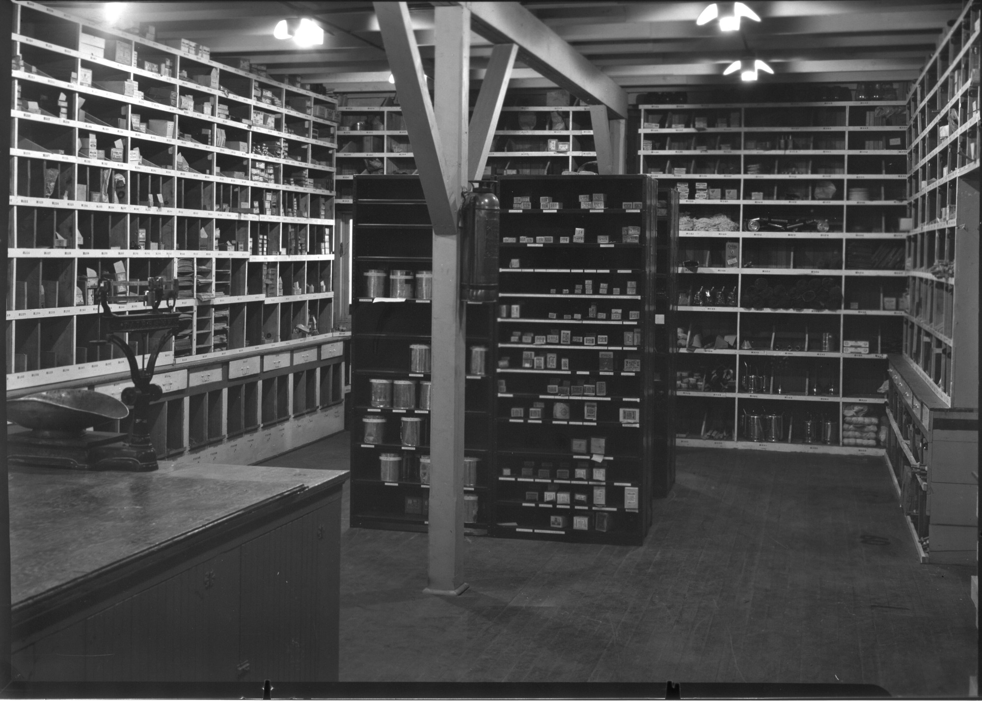 Warehouse after rearrangement.