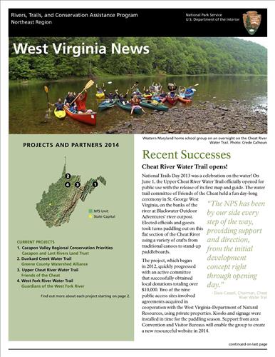 RTCA 2014 West Virginia News