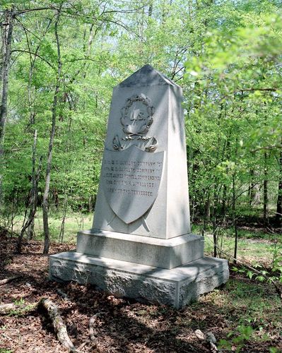 United States Cavalry Monument at Shiloh National Military Park in May 2004