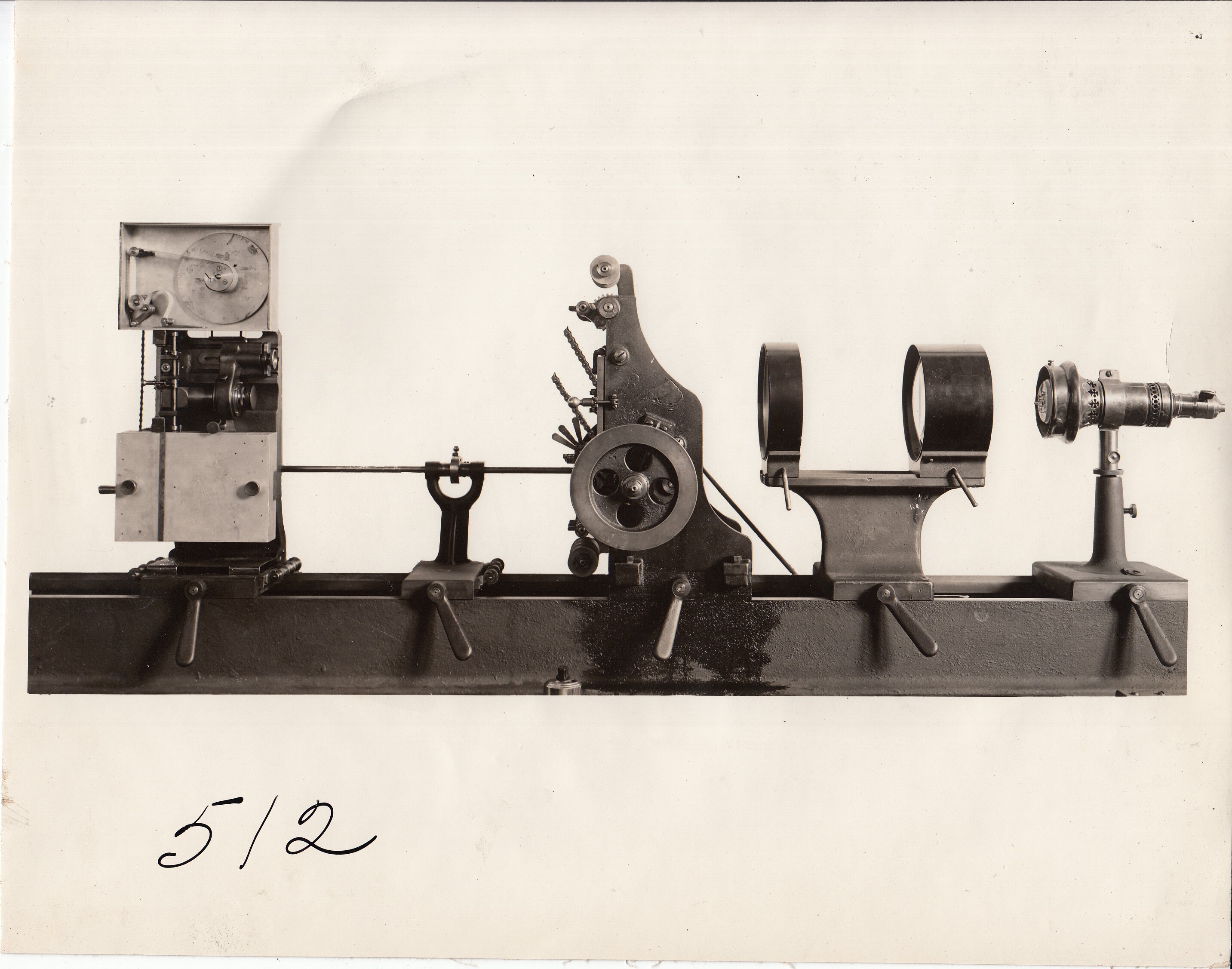 Motion picture printing machine.