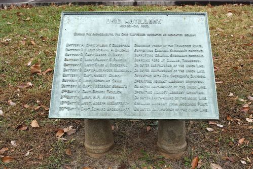Ohio Artillery Tablet Marker