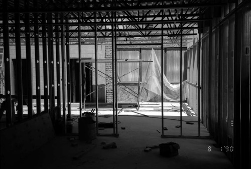 Construction of headquarters addition.