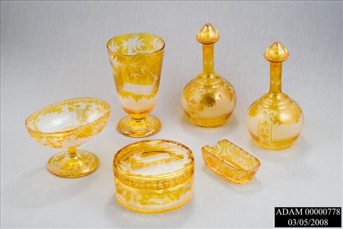 Glass Covered Jar from the Adams National Historical Park Collection