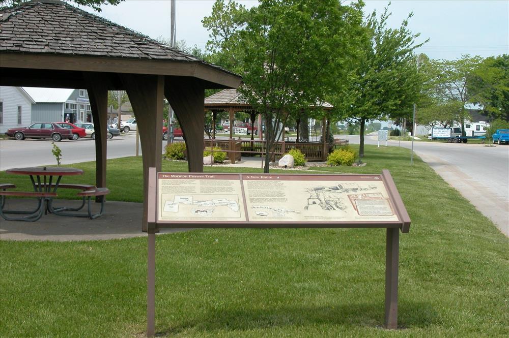 13. Drakesville Park (Drakesville, Iowa) on the Mormon Pioneer National Historic Trail (2004).  