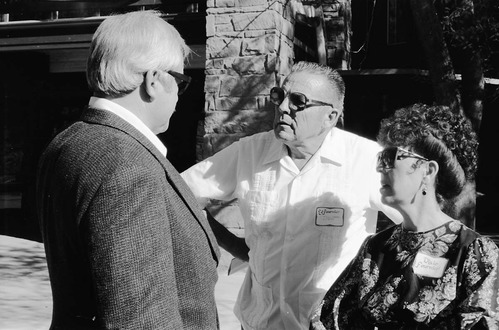 BW Photos of the Zion Lodge Rededication Ceremony.