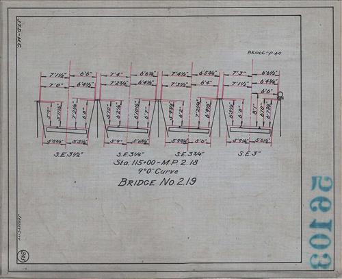 56103.LB--clearance sketches--Structures less than 8 feet from center line of track or less than 22 feet above top of rail [Group 07]