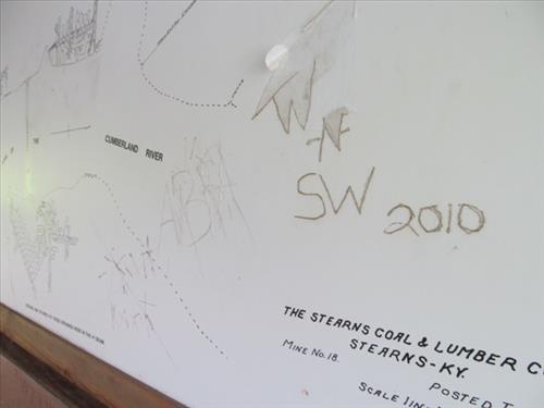 Need for Security Cameras at Blue Heron and Yahoo Falls at Big South Fork NRRA in May 2013.