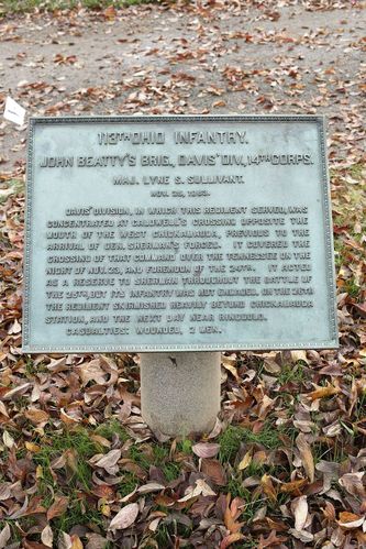 113th Ohio Infantry Regiment Tablet Marker