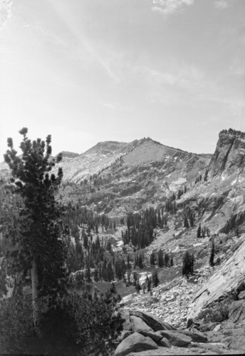 Two of ten lakes in forground of picture.