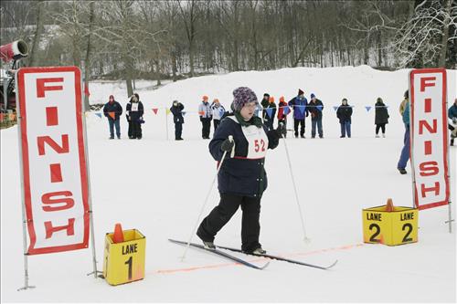 Special Olympics Ohio cross-country skiing 3