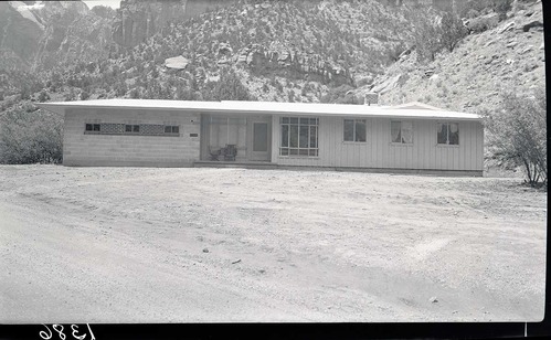 Residence Building 27, shortly after completion and prior to new lawn.