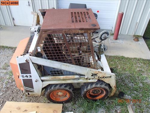 Bobcat 543 Skid Steer at Big South Fork NRRA in January 2013.