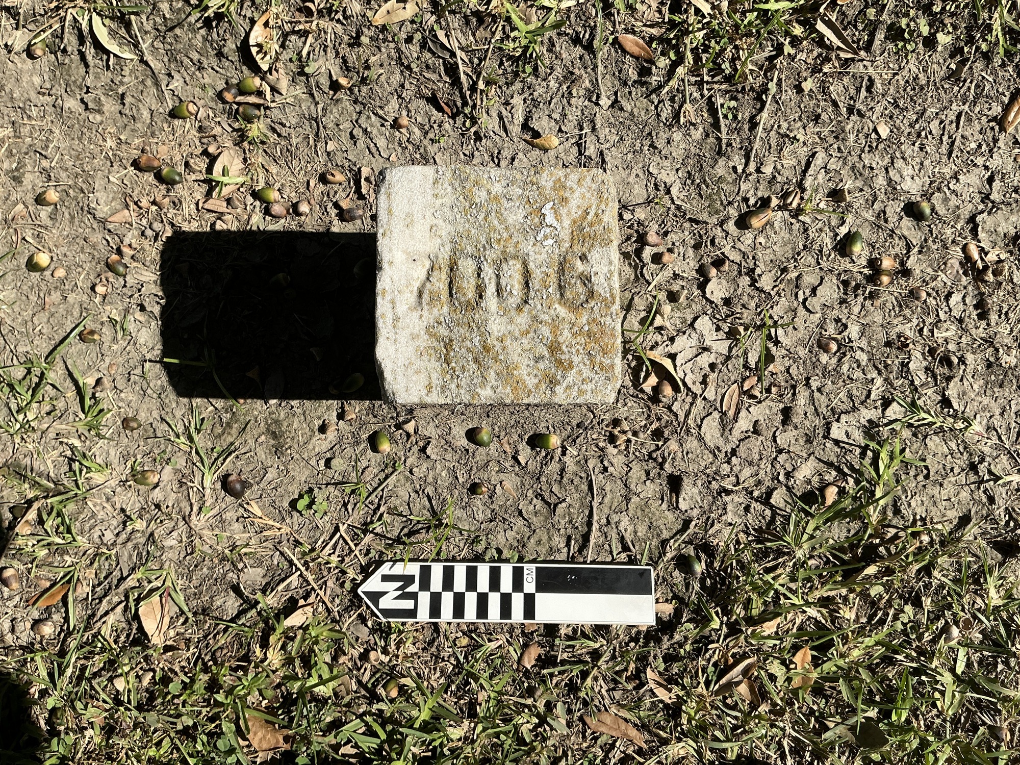 Extra image of flat marble marker