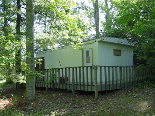 Trailer Restroom and proposed Comfort Station at Carl Sandburg Home National Historic Site in May 2006