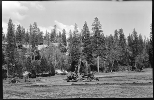 Wawona Airport under construction