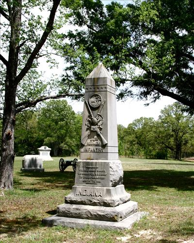 32nd Indiana Infantry Monument at Shiloh National Military Park in May 2004